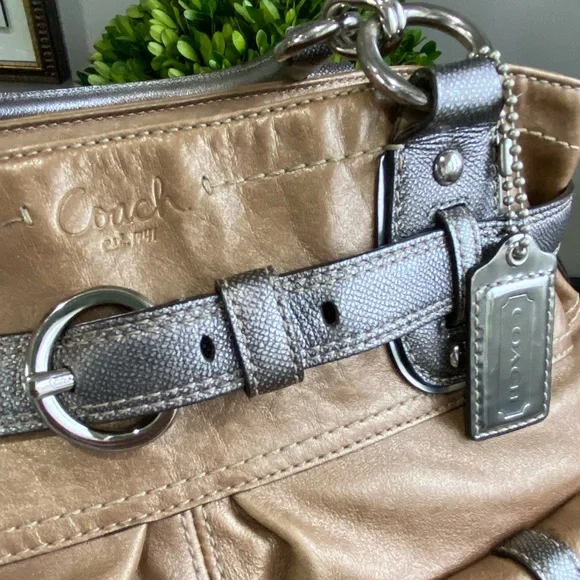 Coach Limited Edition XL North South Tote in Bronze Copper - Picture 3 of 15